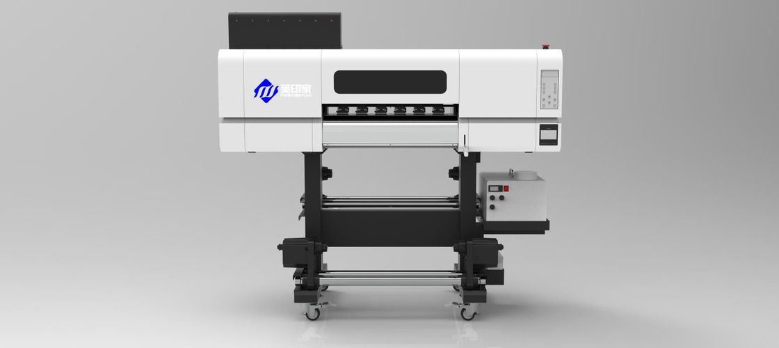 1800 DPI DTF UV per calore a rulli con inchiostro UV da 1500 ml per stampa bianca CMYK