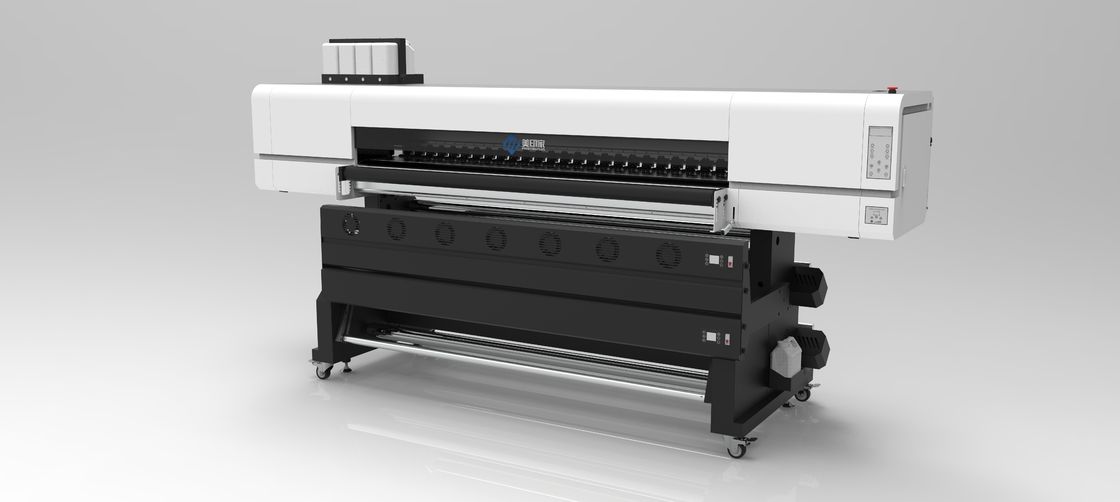 Stampa a getto d'inchiostro per sublimazione di coloranti industriali L2985xW928xH1573mm Velocità di stampa 4 passaggio 35m2/ora 6passaggio:25m2/ora 8passaggio:16m2/ora