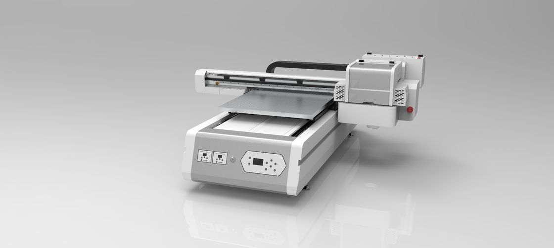 Inchiostro bianco THK Linear Guide Rail UV Flatbed Printer per area di stampa fino a 600x900 MM