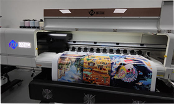 Tessuto luminoso Logo Printing Machine di collisione di Logo Water Based Printer Anti