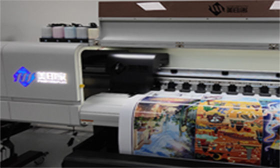 Inchiostro a base d'acqua della TINTURA di Indoor Advertising Printer della stampante di larghezza 1250MM