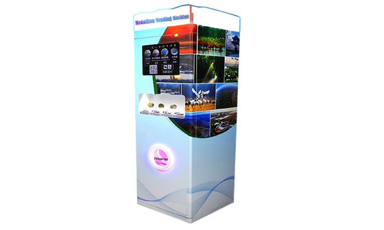 Macchine automatiche di vendite di distintivi commemorativi multicolori su misura a 6 canali